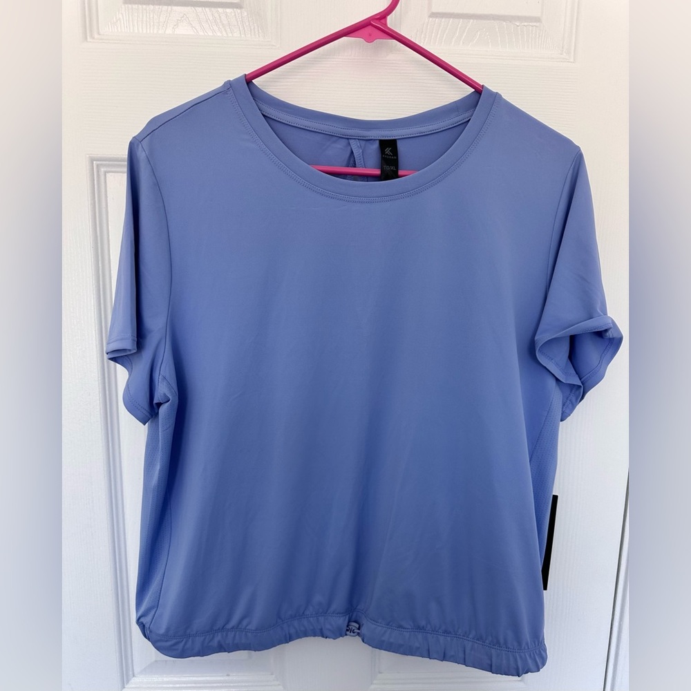 Kyodan Periwinkle Blue Short Sleeve Top- XL- Short Sleeve-